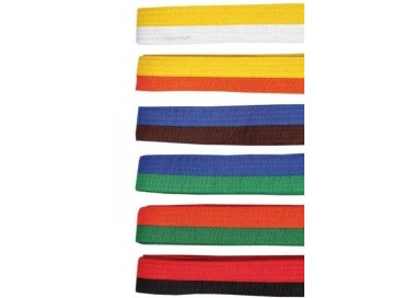 CINTURA-GLOBAL-BICOLORI PER ARTI MARZIALI