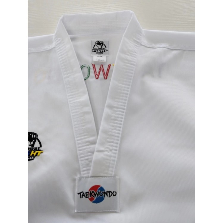 DOBOK GLOBAL TRAINING PLUS MODELLO WT CON RICAMO