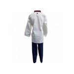 DOBOK-JC-CLUB FORME UOMO POOM COLLO ROSSO/NEROOMOLOGATO WT